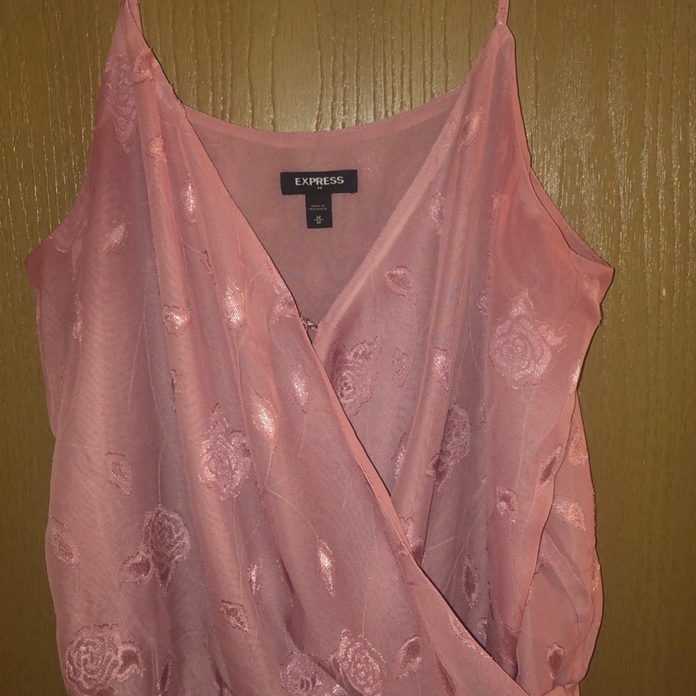 Pink body suit